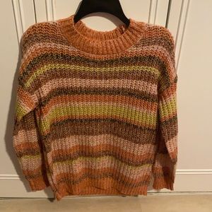 ULTRA FLIRT SWEATER CORAL CITRONELLA SIZE S